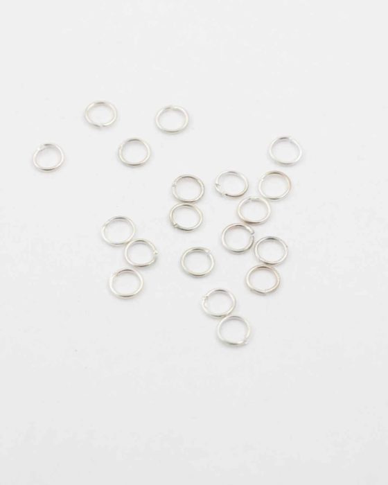 Jump ring, 6mm. Sold per pack of 20