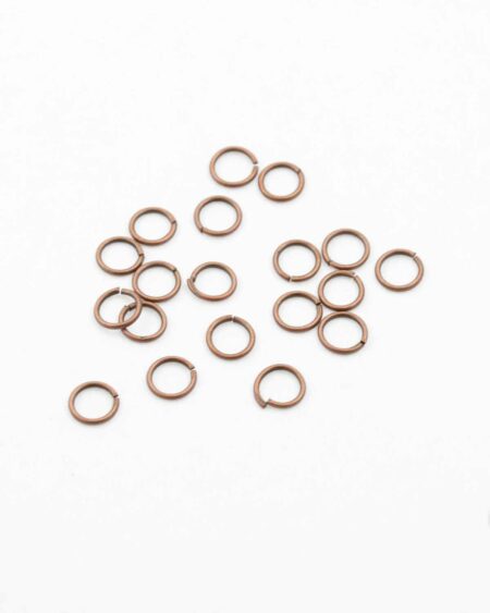 jump ring 6mm antique copper