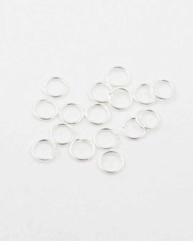 Jump ring, 8mm. Sold per pack of 20