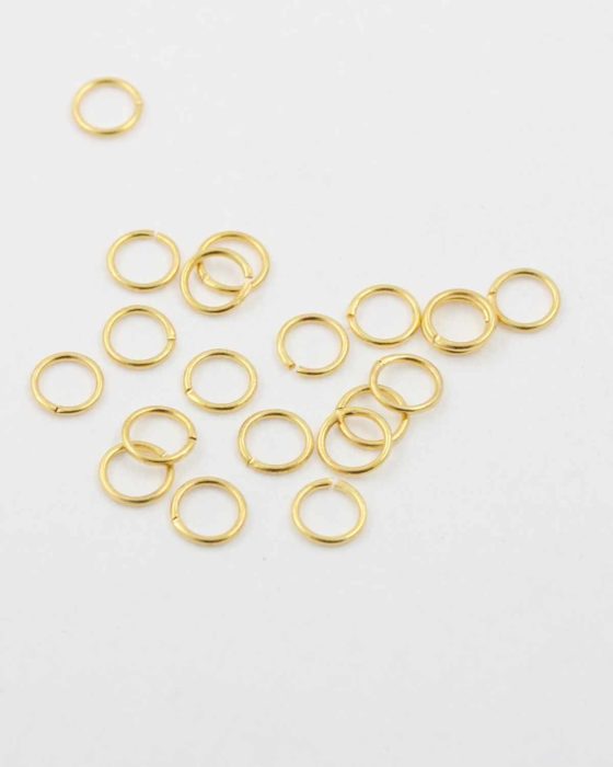 jump ring 8mm gold