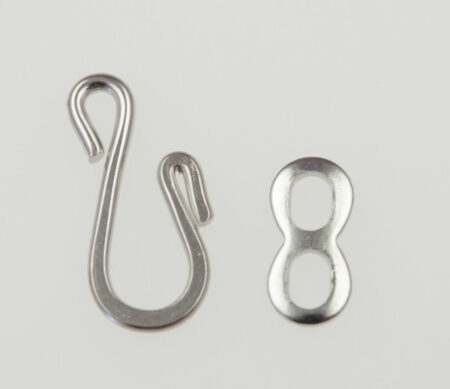 Hook & Eye catch - Sold per packs of 20 ( 1=20 pieces )