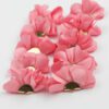 large fabric flowers pink
