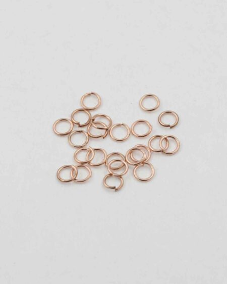 jump ring 5mm rose gold