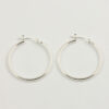Earring hoopes 30mm Silver