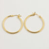 Earring hoopes 30mm gold