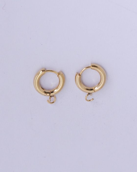 sleeper hoop with ring Gold