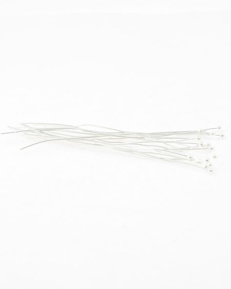 Headpins ball head silver 75 mm