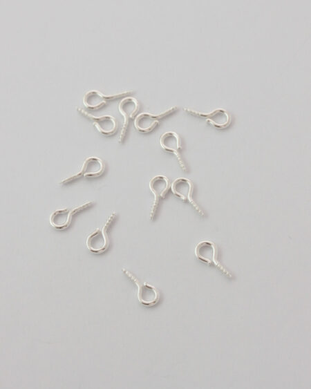 Eyelets screw Silver