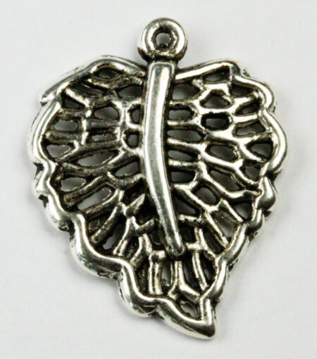 Filigree Leaf Charm - Sold per packs of 10 ( 1=10 pieces )