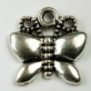 Butterfly charm - Sold in packs of 20 pieces (1=20 pieces)