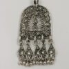 oriental pendant with 5 bells antique silver