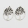 tree of life pendant antique silver