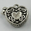 Heart box charm - Sold in packs of 10 pieces