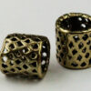 cut out spacer 8x8mm antique gold