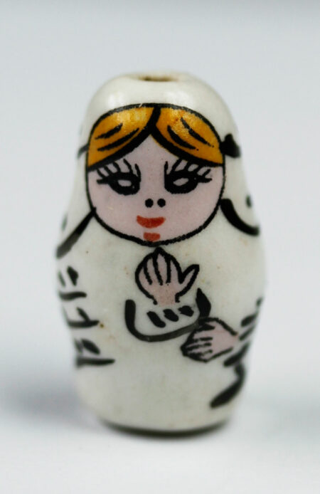 Porcelain Russian Dolls Beads
