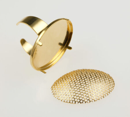 Oval ring & mesh - Adjustable size