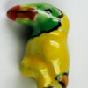 Porcelain Toucan Beads - Sold per pack of 4 ( 1=4 pieces)