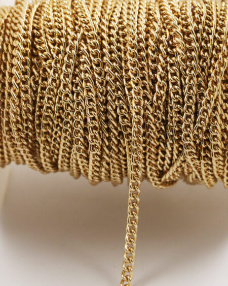 Curb chain 8k gold plated
