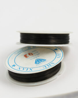 Plated Copper Wire 0.38 mm Black