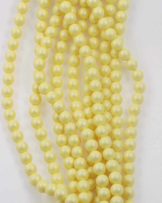 Swarovski Pastel yellow pearl 6mm