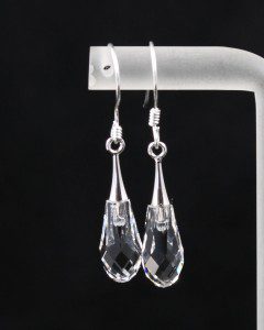 swarovski pure drop crystal earrings